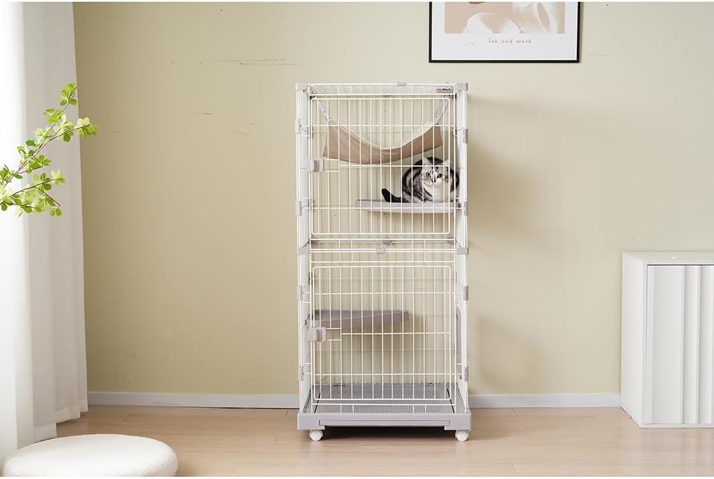 猫 ケージ キャットケージスライド扉 猫ゲージおしゃれ キャ